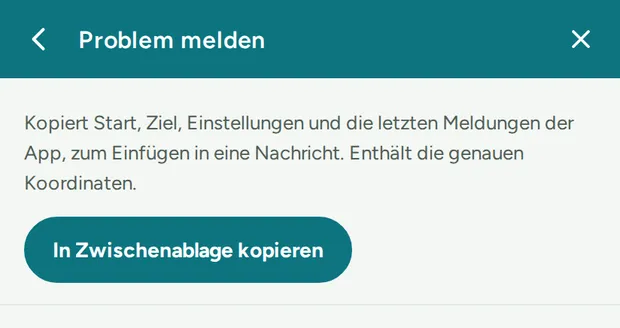 Problem melden.